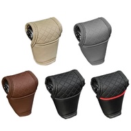 Car Shift Cover Knob Transmission Shift PU Leather Car Accessories Leather Car Shift Lever Cover Tra
