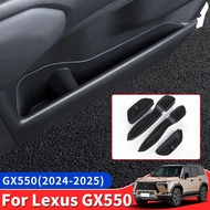 For 2024 2025 Lexus GX550 GX550h Car Door Storage Slots Silica gel pad,Upgraded Accessories gx 550 I