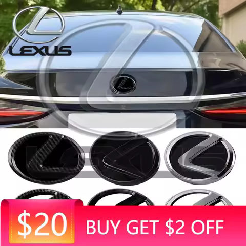 Emblems Car Front Grille Rear Logo Auto Emblem Sticker Accessories For Lexus F SPORT GX460 Ct200h IS