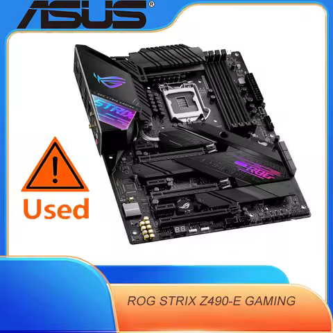 ASUS ROG STRIX Z490-E GAMING LGA 1200 (Intel 10th Gen) Intel Z490 (WiFi 6) SATA 6Gb/s ATX Intel Moth
