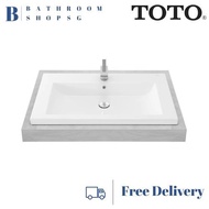 TOTO Self Rimming Lavatory Basin LW648CJT1- [Ready Stock]