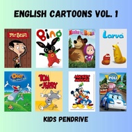 ENGLISH 1 CARTOONS PENDRIVE KARTUN KANAK KANAK 32GB KINGSTON USB - PENDRIVE CERITA KARTUN KANAK KANA