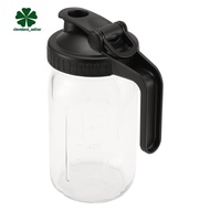32Oz  Jar Pour Spout Lid -Glass Pitcher Breast Milk Pitcher Seal for Juice,Milk,Coffee,Tea,Lemonade,