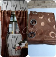 Gorden pintu & jendela polos motif polkadot minimalis/ gordeng/hordeng/gordyn/tirai/korden/curtain/g