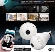 AAA - Kamera CCTV IP Camera V380 PRO BOHLAM LAMPU 360 View Wifi Wireless / CCTV Bola Lampu-JS