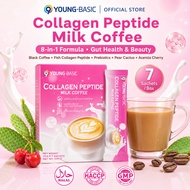 9YOUNG-BASIC Probiotic Milk Coffee Collagen Skin Beauty & Gut Care Formula Fat Metabolism Support Na