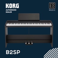 KORG B2SP DIGITAL PIANO W/STAND &amp; 3 PEDAL UNIT BK BLACK (KORG/ B2SP/ DIGITAL PIANO/ PIANO/ ZOSO MUSIC)