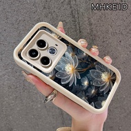 Casing Hp Untuk Infinix Note 40 Note 40 Pro Note 40 Pro+ 5G Note 40 Pro Plus 5G Case Pola teratai Si