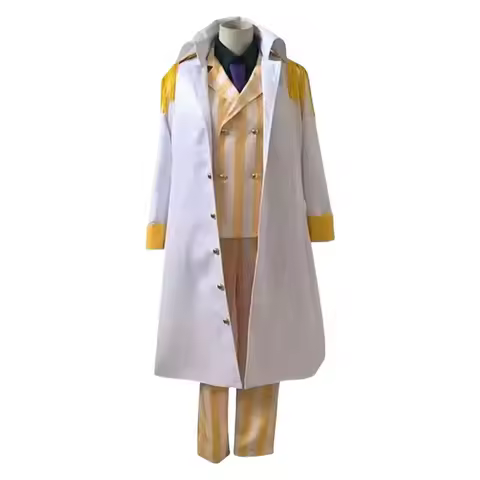 Anime Gorousei Kizaru Taisho Borsalino Cosplay Costume Admiral Uniform Suit Set Adult Unisex Hallowe