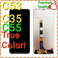 (True Color) NEW ORI IPS LCD Display Touch Screen Digitizer Full Set Realme C53 / C55 / C35 / RMX376
