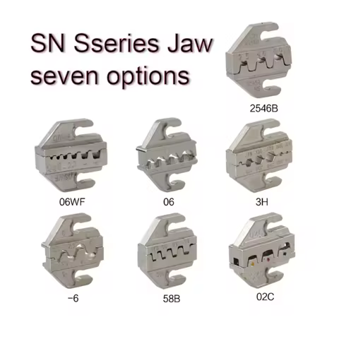 Crimping tool pliers Alloy jaws SN-2546B 58B 02C 06WF X6 used for crimping terminals Jaw slot width 