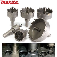 MAKITA โฮลซอเจาะเหล็กหนา (สีเงิน)โฮลซอคาร์ไบด์ โฮลซอแบบเจาะลึก Hole saw เจาะสแตนเลส โฮลซอ unika -งาน