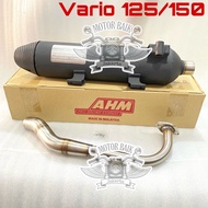 Exhaust exhaust full system AHM racing VARIO 125 150 made in malaysia 100% original