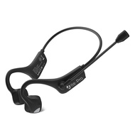 YouthWhisper Bone Conduction Headphones Bluetooth with Mic Wireless Computer Headsets with Microphon