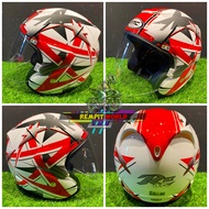 HELMET ARC RITZ REXSTAR WHITE 100%ORIGINAL ARC HELMET REXSTAR 2025 NEW ARC HELMET MOTOR PARTS