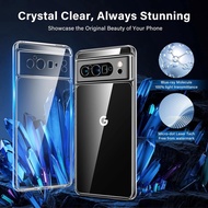 Google Pixel 8 7 6 Pro 7a 6a 4a 4G 5 5a 5G 3a 2 3 4 XL Case Soft Transparent Crystal Clear Phone Protective Cover