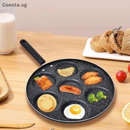 [Cons] 4/7 Holes Frying Pan Non Stick Fried Eggs Cooking Pan Burger Mold Household Kitchen Cookware 
