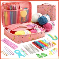 Set of 59 Handmade Knitting and Crochet Tools for Beginners Crochet Kit Crochet Set Beginner Kit