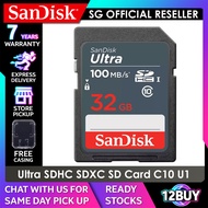 SanDisk Ultra SDHC C10 UHS-I Card 100MB/s Read Speed 32GB 64GB DUNR 12BUY