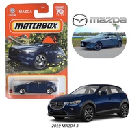 MATCHBOX : 2019 MAZDA 3 : โมเดลรถเหล็ก ของเล่น ของสะสม ลิขสิทธิ์แท้ (ในร้านมีให้เลือกมากกว่า500แบบ) 