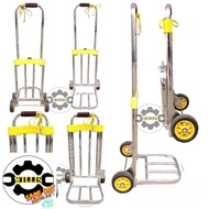 Heavy duty black yello hand trolley