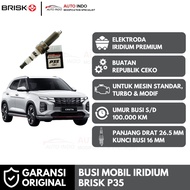Brisk Iridium P35 Car Spark Plugs for Hyundai Creta | Original Brisk Warranty