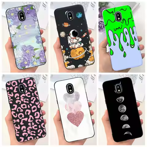 For Samsung Galaxy J7 J5 J3 2017 Case SM-J330F J530F J730F TPU Cover Fashion Pattern Soft Funda on S