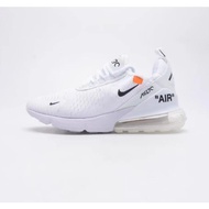 *100% Ori*6 colors Nike air max270 OFF-WHITE Air cushion sports shoes Shock absorbing shoes for men and women sneakers EYA9