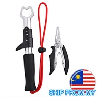 (READY STOCK) Fish Grip Nipper Snip Fishing Lure Pincer Scissor Cutter Lipgrip Remove Hook Tackle To