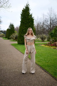 | Vivaldi Collezione | Primrose trouser สี toasted oat