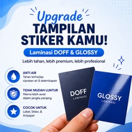 Additional Doff Lamination, glossy lamination for stickers & artpaper
