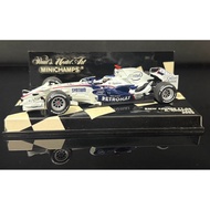 Mini Cut F1 1/43 Minichamps 1/43 BMW Sauber BMW Sauber F1.08 2008 Race Season Hyde Field Driving 1/4