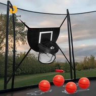 Dynwave Trampoline Basketball Hoop for Kids Adults with 3 Mini Basketball and 1 Pump