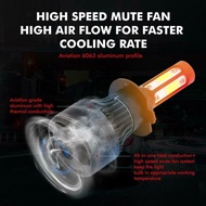 2PC 4Side 6000K Headlight Conversion Bulbs For MERCEDES-BENZ C-CLASS (W202) C180 C200 Accesories Par
