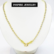 Inspire Jewelry Italian Bead Necklace 3 Kings 18 Inches (Bead Size 3 Mm) Beautiful Luxurious Durable