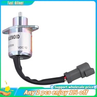 In stock-172-7209 12V Shutoff Solenoid Valve for  3024C 3034  Shutdown Oil Cut-Off Solenoid Valve 17