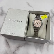 旺角門市 全新有現貨CASIO SHEEN 粉紅色錶面女士手錶 特價 $650 錶面簡約 有氣質