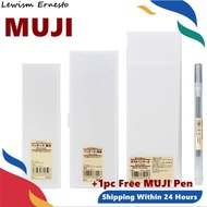 LE【Gifts】 [ยี่ห้อMUJI] ต้นฉบับ100% กระเป๋าใส่ดินสอญี่ปุ่นเครื่องเขียนกระเป๋าดินสอนักเรียนกระเป๋าใส่ด