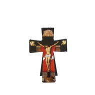 Christian Catholic Jesus Crucified Cross Altar - Ceramic Table/Wall Picture Cross
