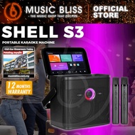 Ikarao Shell S3 Portable Karaoke Machine With Built-In 7" Screen Lyrics And Hidden Wireless Micropho