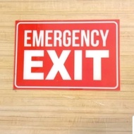 EMERGENCY EXIT SIGN Sticker Evacuation Direction Sticker SIGN
