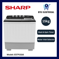 Sharp Semi Auto Washing Machine 8KG | 11KG | 13KG | 15KG