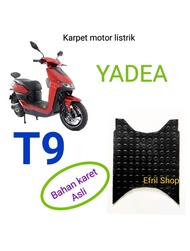 Karpet sepeda motor listrik YADEA T9 BAHAN KARET ASLI