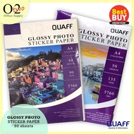 QUAFF Photo Sticker paper A4 90gsm/135gsm (50 sheets)