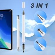 3 in 1 Touch Pen For Tablet Phone Stylus Pen For Android iOS Touch Screen Tablet Pen For iPad Xiaomi Samsung Universal Pencil