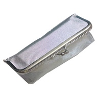 Mini Silver Clasp Cosmetic Purse - Free Hair Fringe Velcro Tape