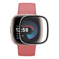 全城熱賣 - 1片裝 適用於 Fitbit Versa 4 / Sense 2 ENKAY 3D曲面PC軟邊+PMMA全屏覆蓋高清屏幕保護膜