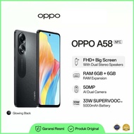 Sale Oppo A58 NFC [6GB/128GB - 8GB/128GB] Expansion RAM 6GB - Helio G8