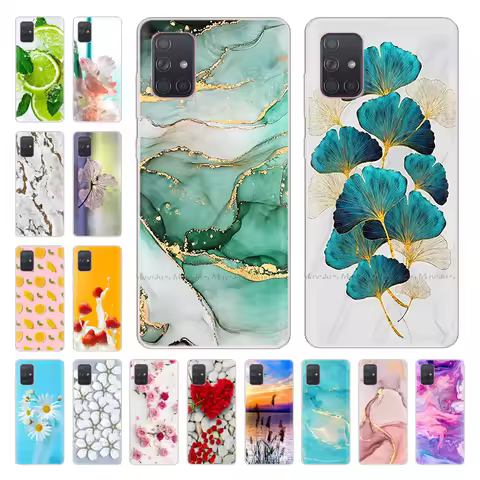 For Samsung Galaxy A51 Case A 51 Soft TPU Popular Transparent Phone Cover for Samsung A71 A31 A51 A5