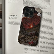 Retro Cool Trendy Volcanic Eruption Anti-Fingerprint Phone Case Suitable for iPhone 14ProMax 15ProMa